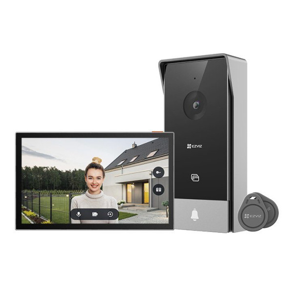 EZVIZ CS-HP5 (2MP) – двужичен видеодомофон 1080p със 7″ сензорен монитор и RFID