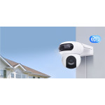 EZVIZ CS-H90 – Wi-Fi камера с два обектива 4MP+4MP, цветно нощно виждане