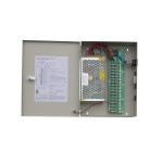 VEOS PB-18H – захранващ блок за 18 камери с бушони, 12 V 10 A