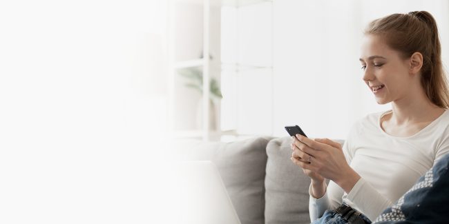 Разговор с посетител през приложението EZVIZ