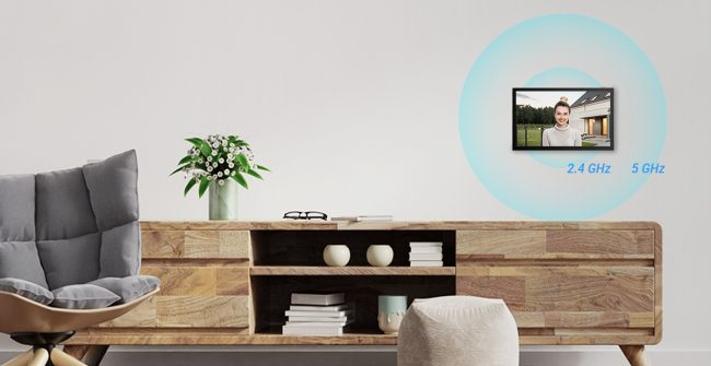 Двулентов Wi-Fi 2.4 / 5 GHz на монитора