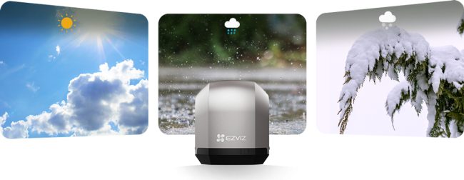 Мотор EZVIZ HG2 400 при слънце, дъжд и сняг